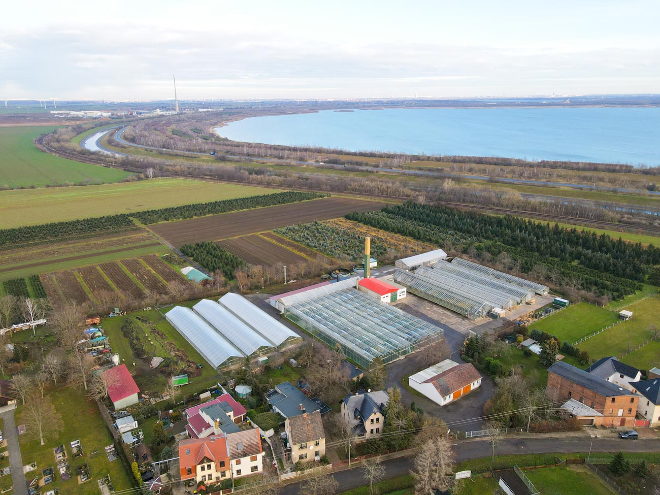 Luftbild Gartenbau Neidhardt